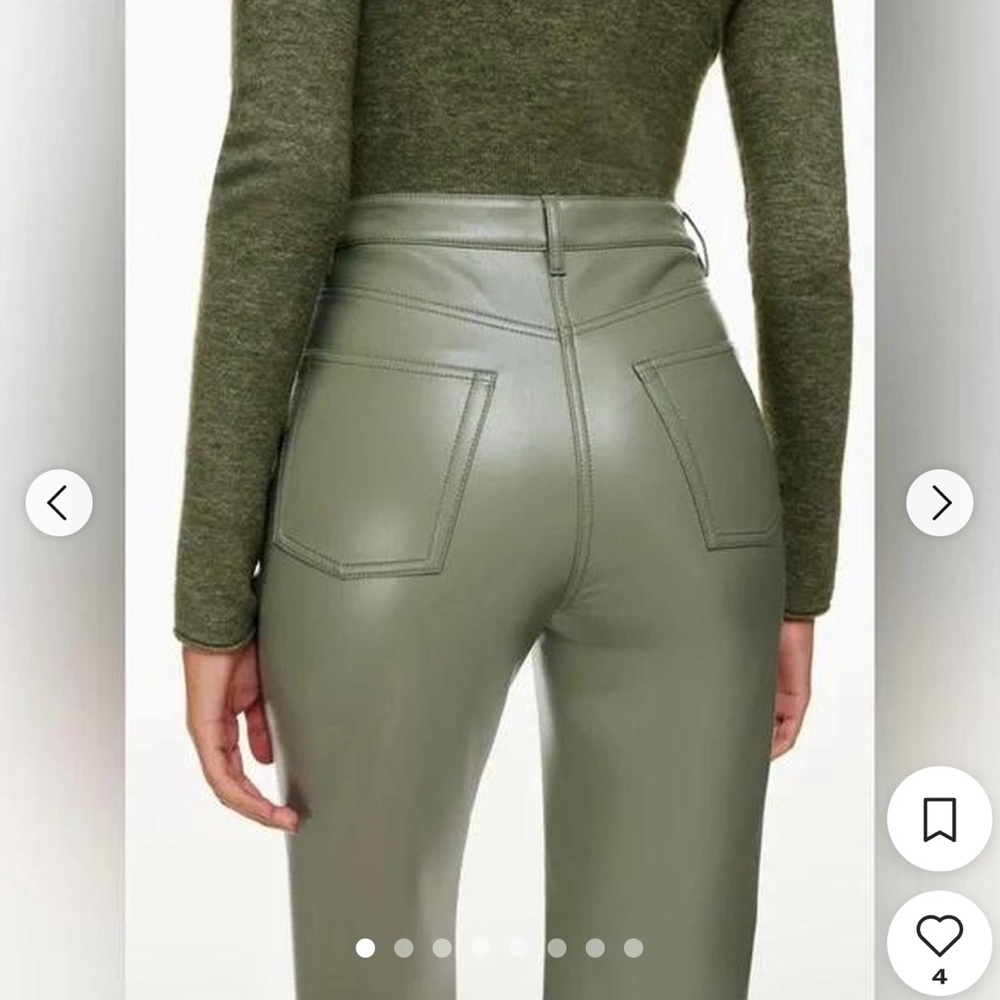 Wilfred Olive Green Boot Cut Pants